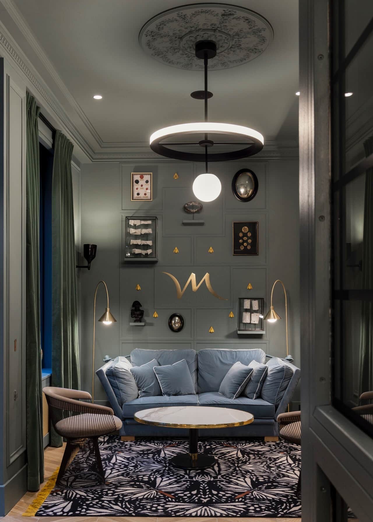 Plateau Haussmann - Sur mesure - Marbre Blanc(1)